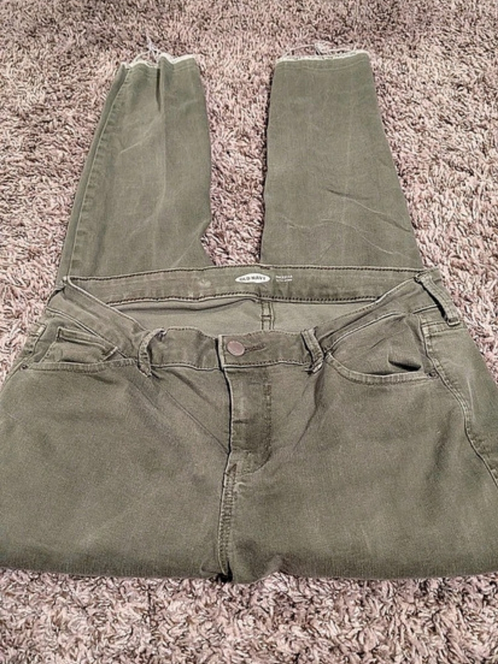 Old Navy Rockstar Super Skinny Jeans in Green